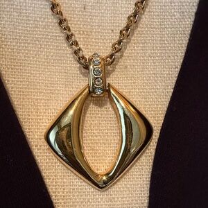 YSL Gold tone necklace